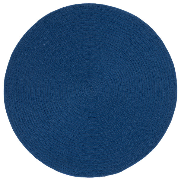 Latitude Run® Handmade Flatweave Performance Dark Blue Rug Wayfair